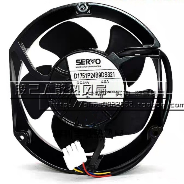 全新原装SERVO D1751P24B9DS321/326 DC24V 4.6A 大风量变频风机