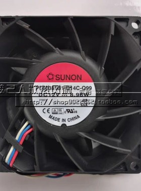 原装建准 8038 8CM PF80381B1-Q14C-Q99 12V 8.98W服务器散热风扇