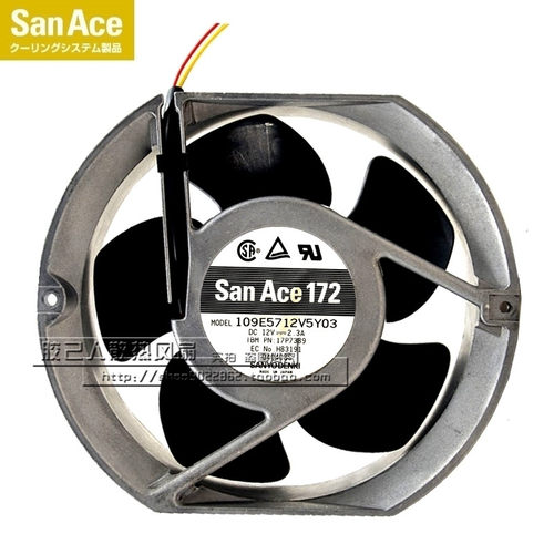 三洋 SANYO17251 109E5712V5Y03 直流12V2.3A双滚珠风扇 支持PWM