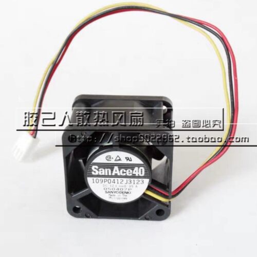 正品109P0412P3G033 9GA0412P7G006 12V 原装SANYO 40*40*28 轴流