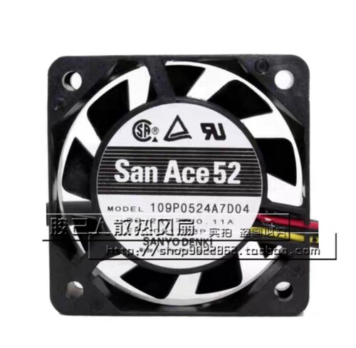 SanAce52 109P0524A7D03 109P0524A7D04 24V 0.11A 原装三洋风扇
