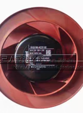 正品德国ebmpapst风机 R1G190-AC37-52 24V 80W 19CM涡轮离心散热