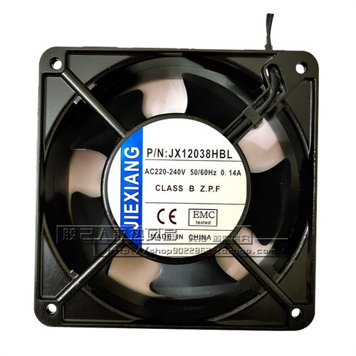 JIEXIANG风机 JX12038HBL/HSL 220V 0.14A 12CM机箱静音散热风扇