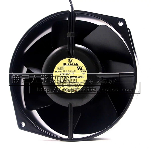 U7556KX-TP AC230V 43/40W 原装日本育良IKURAN 全金属耐高温风扇