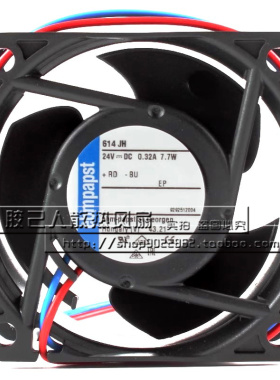 原装风机614JH 24V 0.32A 7.7W 6032 小型高转速静音风扇