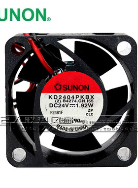 原装建准SUNON KD2404PKBX 4020 直流24V 1.92W 机箱散热小风扇