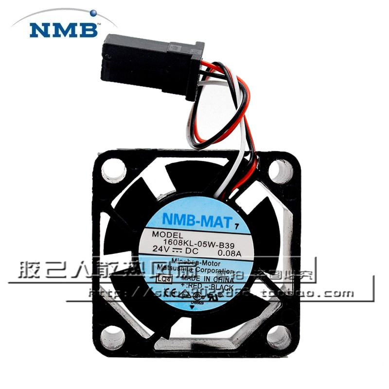 1608KL-05W-B39 NMB-MAT 24V 0.07A/0.08A带报警驱动器专用风扇