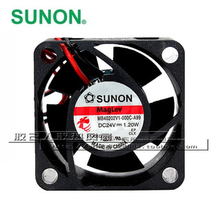 MB40202V1-000C-A99SUNON建准4020 24V 0.05A 1.2W 4厘米直流风扇