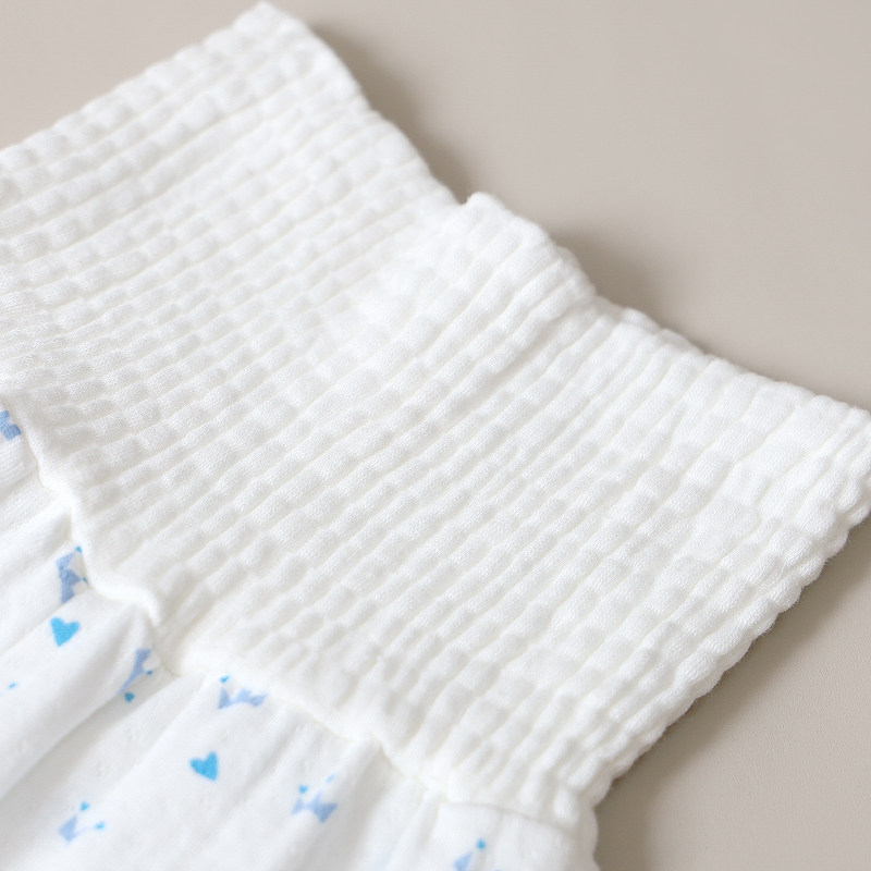 남학생과 여학생을 위한 하이 웨이스트 배 보호 아동 속옷 세트 순면 가디건 이중 자카드 가정복 가을 옷과 긴 바지