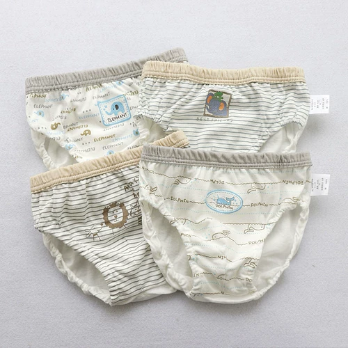 Дышащее детское хлопковое нижнее белье для мальчиков, японские детские флуоресцентные штаны