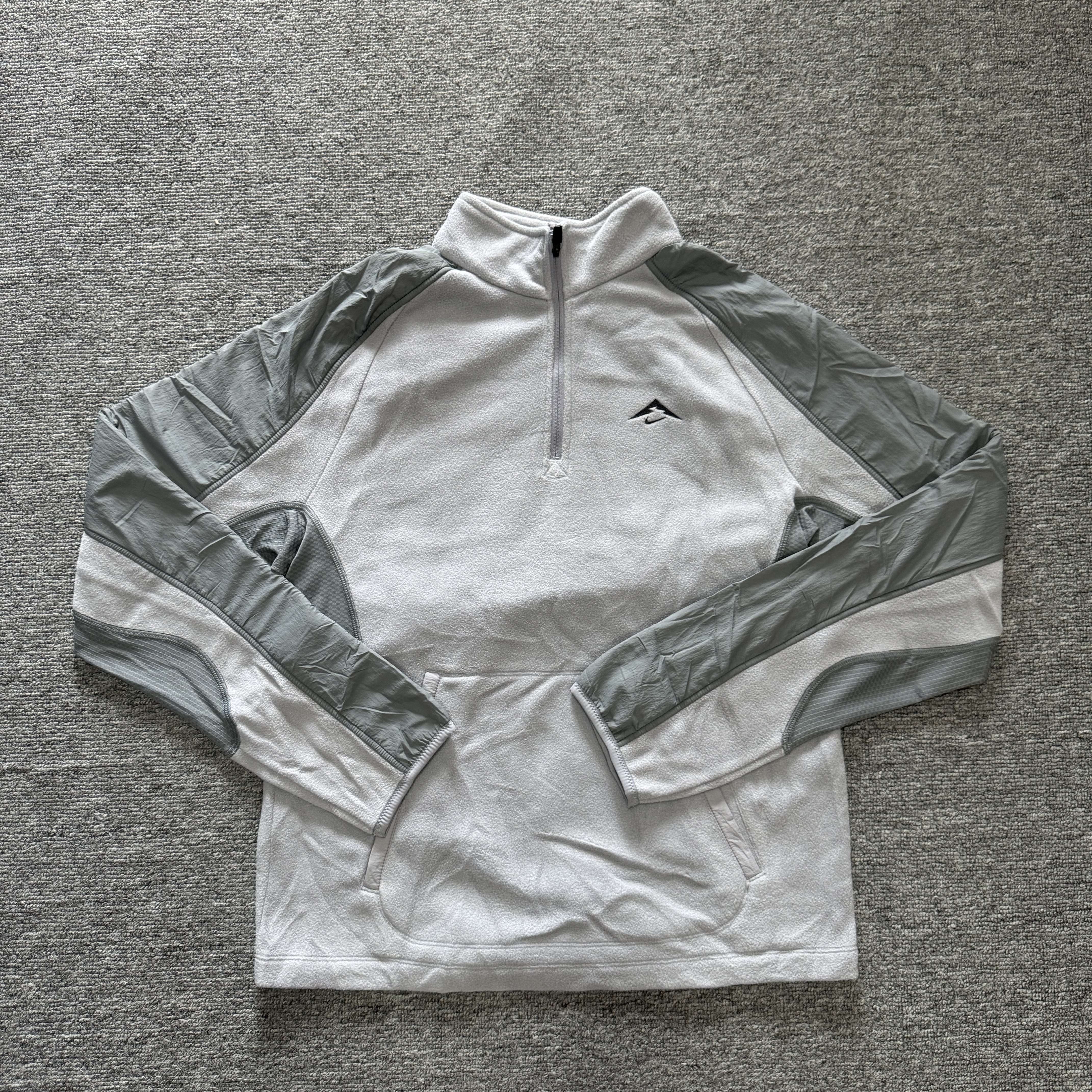 Nike/耐克Trail男子户外越野跑步半拉链摇粒绒抓绒卫衣FV9964-078