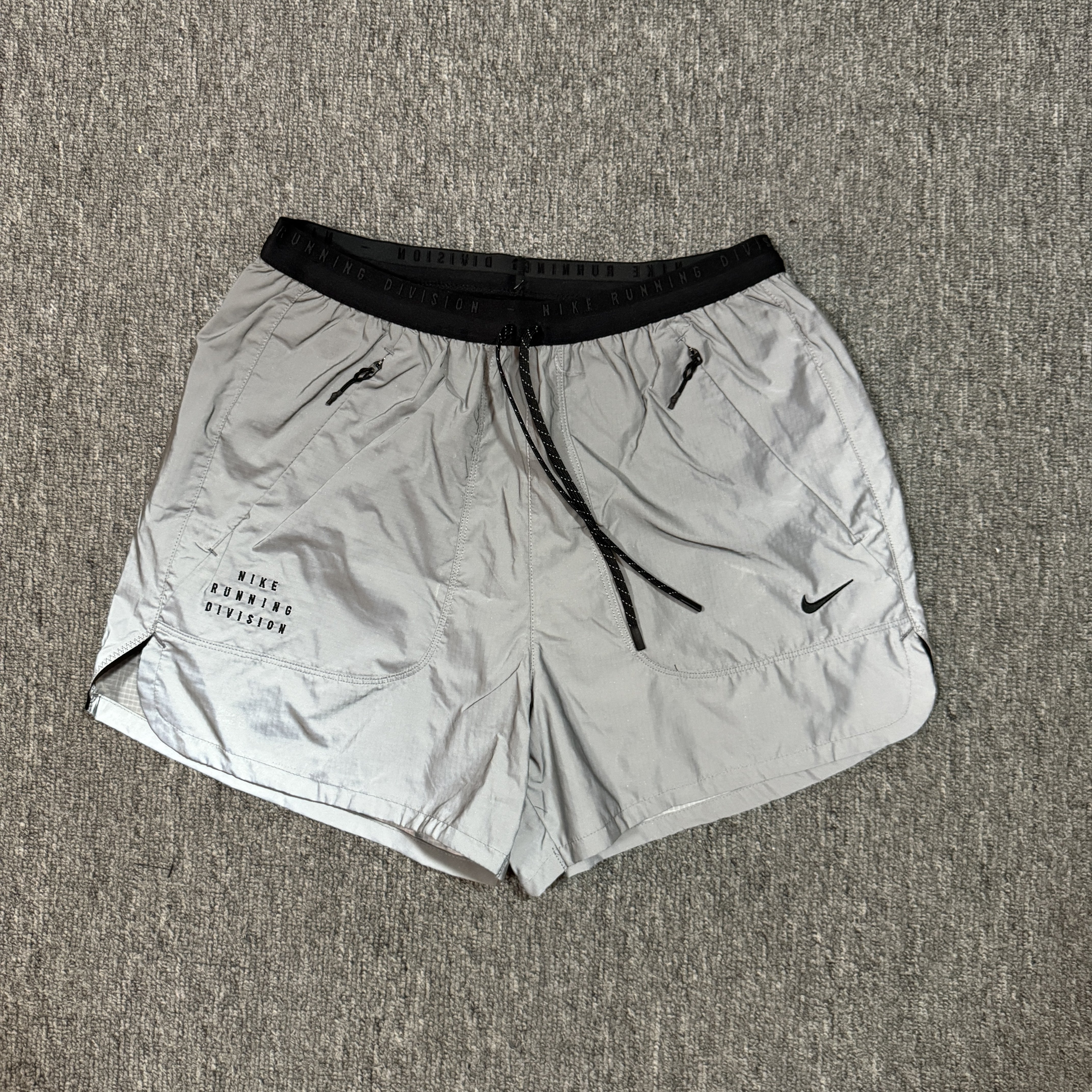 正品Nike耐克男子跑步健身运动训练二合一反光速干短裤HM9064-035