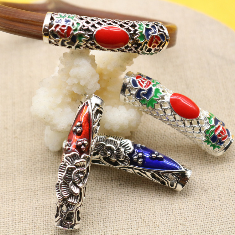DIY manual Hollow Chicken blood Rattan Bracelet colour Enamel Accessories men and women Jingangteng Nation Headgear alloy partsin the Accessories/Fashion Jewelry,  DIY Fitting , Elbow  category - from Buy2taobao.com to provide professional Taobao agent buy service