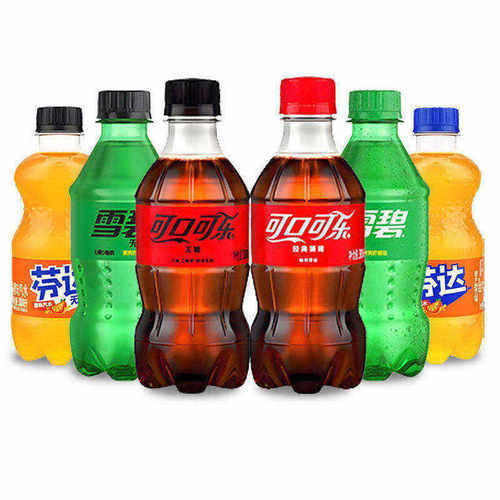 可口可乐雪碧芬达300ml*6/12瓶装