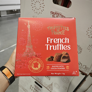 开市客法国进口Truffettes Chocmod乔慕松露巧克力自然原味1kg