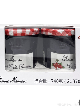 上海Costco开市客代购 BONNE MAMAN法国蓓妮妈妈草莓果酱370g*2瓶