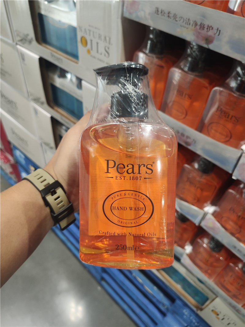 Pears超市梨牌琥珀橙抑菌洗手液