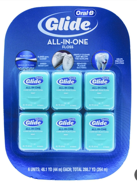 上海开市客代购 ORAL-B FLOSS欧乐B牙线 44米*6盒