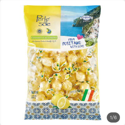 开市客SAM会员超市代购 PERLE DI SOLE柠檬味糖果700g清新酸甜