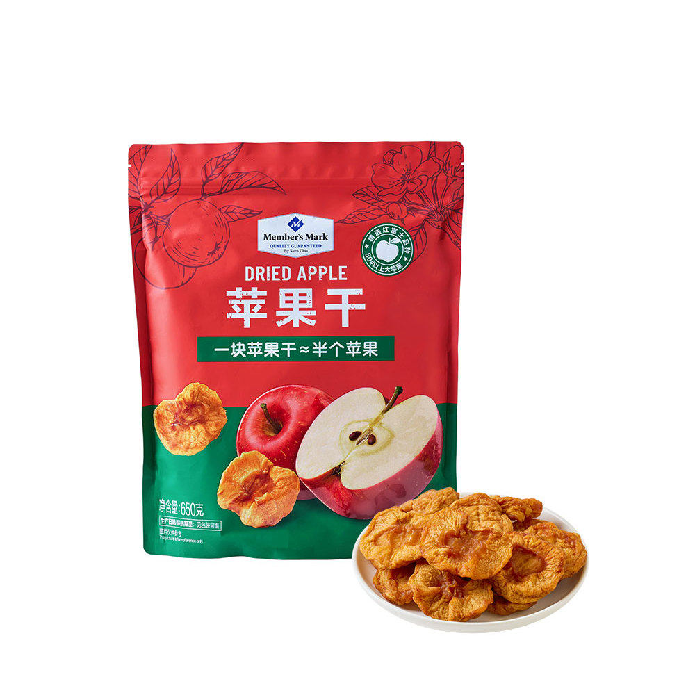 SAM代购烟台红富士苹果干无添加大苹果水果干蜜饯宝宝孕妇零食
