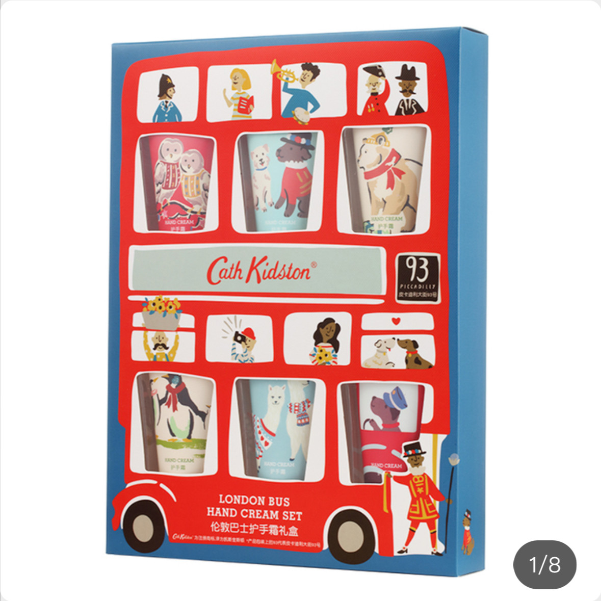 开市客国内代购Cath Kidston伦敦巴士护手霜礼盒50g*6