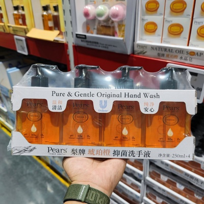 梨牌抑菌洗手液温和洁净进口