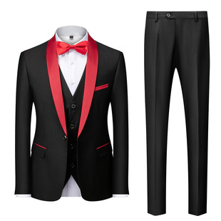 Men Wedding Groom Grooms Tuxedos Lapel men Shawl New Suits