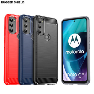 适用Moto G71手机壳保护壳摩托罗拉G71拉丝防摔保护套硅胶软壳套