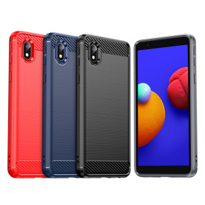 适用三星Galaxy A3 Core手机壳纯色全包边拉丝防滑防摔保护套软壳