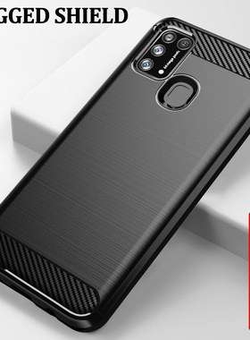 适用三星Galaxy M31手机壳 M31 Prime/ M31S保护套全包边防摔拉丝防滑软壳