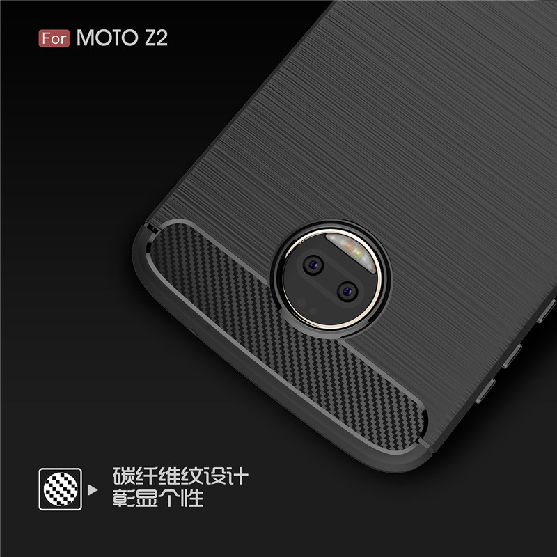 moto摩托罗拉Z2 Force|XT1789-05/01/02软硅胶防摔滑手机壳保护套