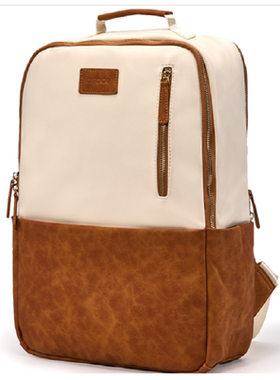 正品OSOCE高档时尚休闲旅行李双肩包商务出差电脑背包包PU防泼水