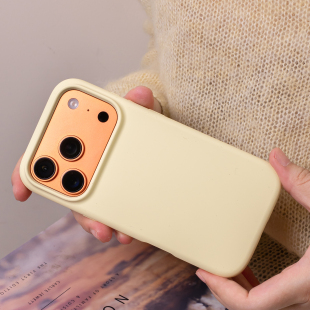 沛鱼iphone17pro手机壳适用苹果17promax液态硅胶16保护套17air软全包15加厚防摔max新款 2025简约纯色软糯