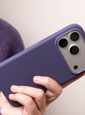 沛鱼iphone17pro手机壳适用苹果17磨砂液态硅胶iphone17promax雾紫薄款磁吸可挂绳防摔星宇橙相机AI按键全包