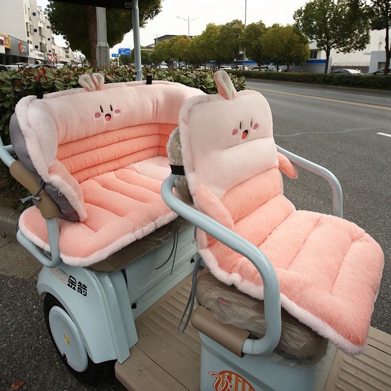 三轮车坐垫后排电动后座儿童孩子放学挡风围挡加厚保暖前座组合