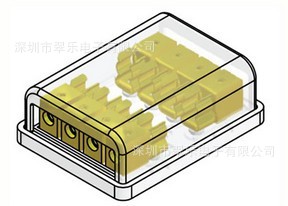 CUILE翠乐汽车保险丝座 AGU-4848 80A配汽车保险丝AGU