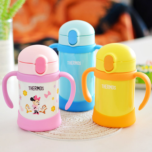 儿童吸管杯THERMOS/膳魔师不锈钢