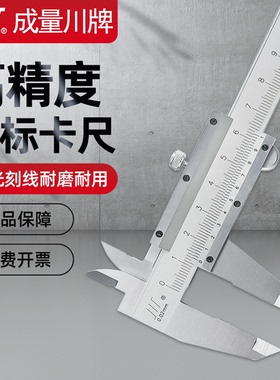 成量游标卡尺工业级高精度油标小型机械大码150-200-300-600mm1米