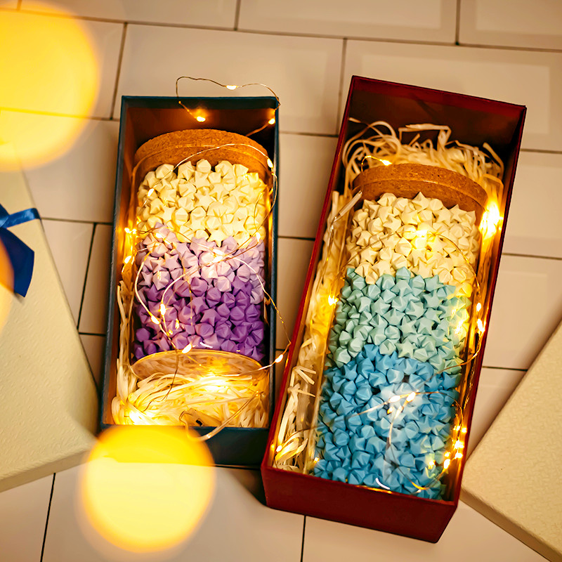 幸运星许愿瓶大号心愿礼物瓶子