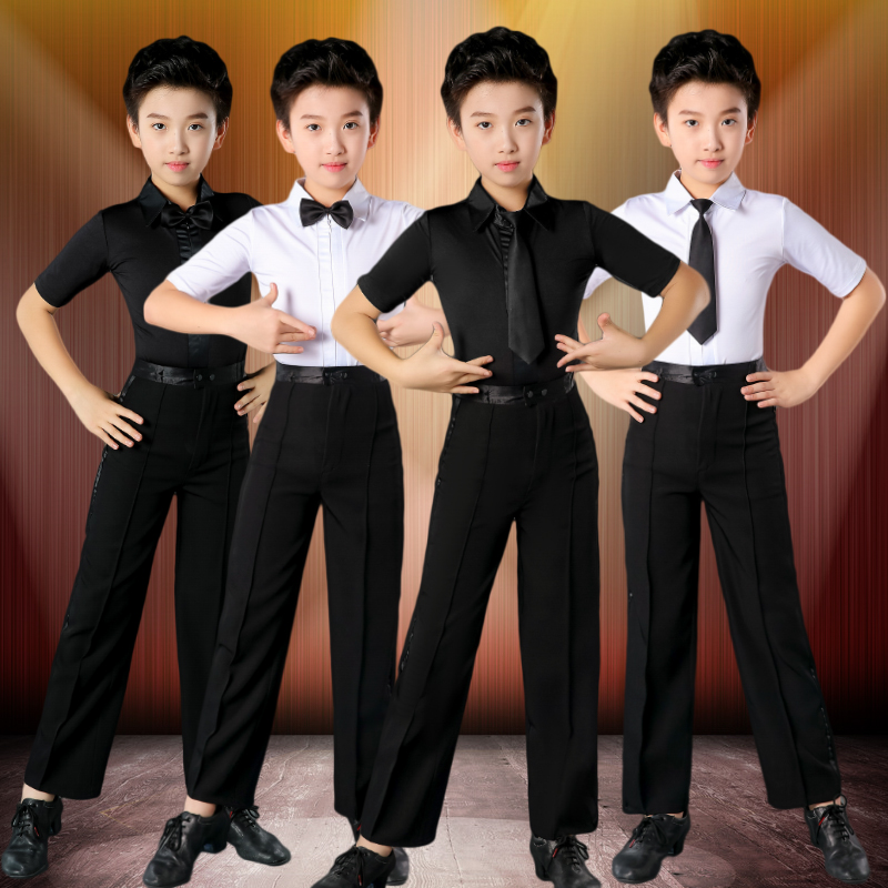 男童拉丁舞演出服春夏考级比赛服