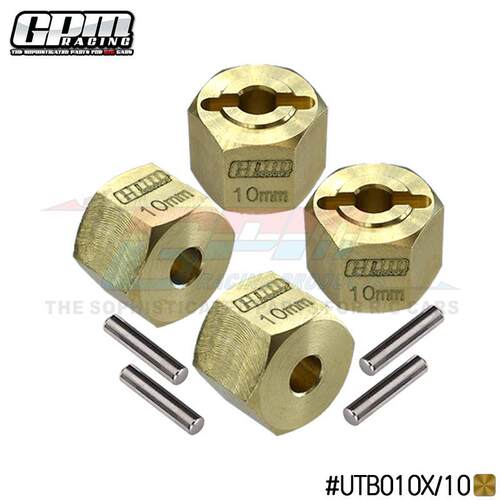 AXIAL-1/18 小山羊 UTB18 CAPRA黄铜六角轮毂加宽接合器(12X10MM