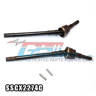 GPM改装强化AXIAL SCX10 II 90046.047头S2+身加硬钢CVD前万向节