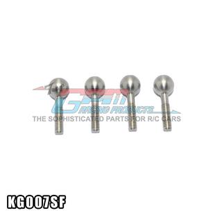 ARRMA NERO与THUNDER TIGER 1/8 K-ROCK不锈钢前杯固定球头-4粒装