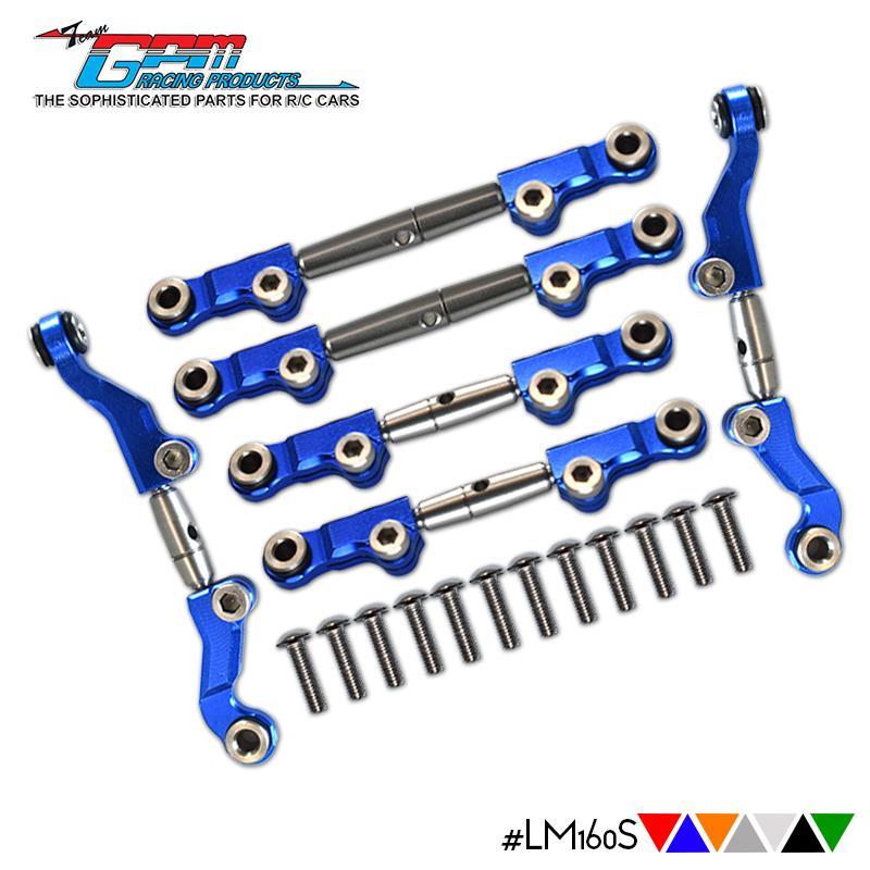 LOSI 1/18 Mini-T 2.0铝合金波脚+正反牙可调节不锈钢全车拉杆