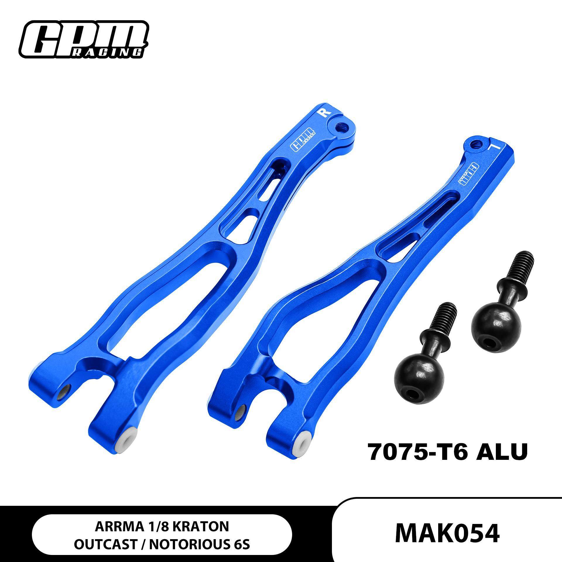 ARRMA 1/8 KRATON 6S 铝合金前上摇臂-对 MAK054
