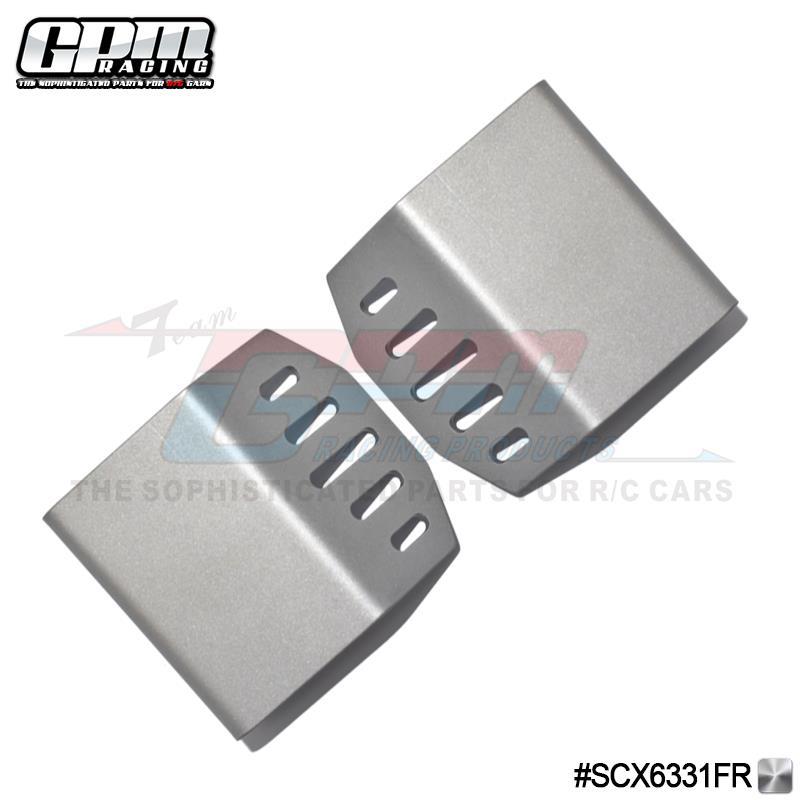 AXIAL 1/6 SCX6 JEEP JLU WRANG LER 4WD不锈钢前后通用底部挡板