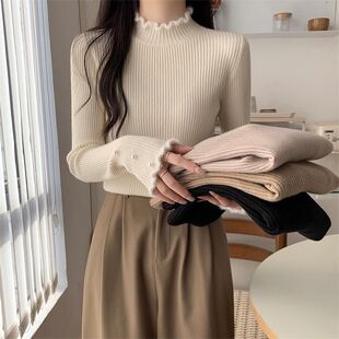 广州十三行高端欧货女装高领针织衫秋冬东莞大朗毛衣不起球上衣