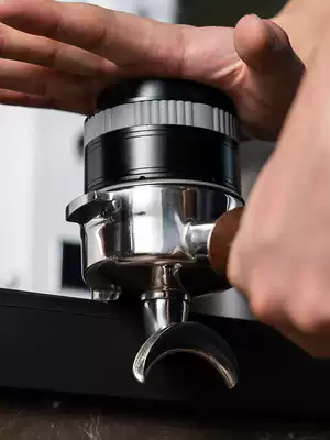 watchget Coffee Powder Presser Handless Powder Hammer Cloth Powder Mat Bracket Set Constant Balance Presser 58mm