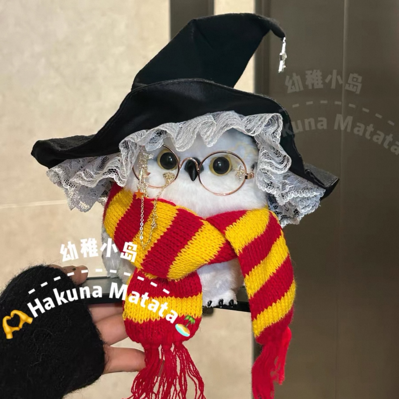 小岛手作哈利波特周边海德薇娃衣眼镜环球影城猫头鹰娃衣服替换装