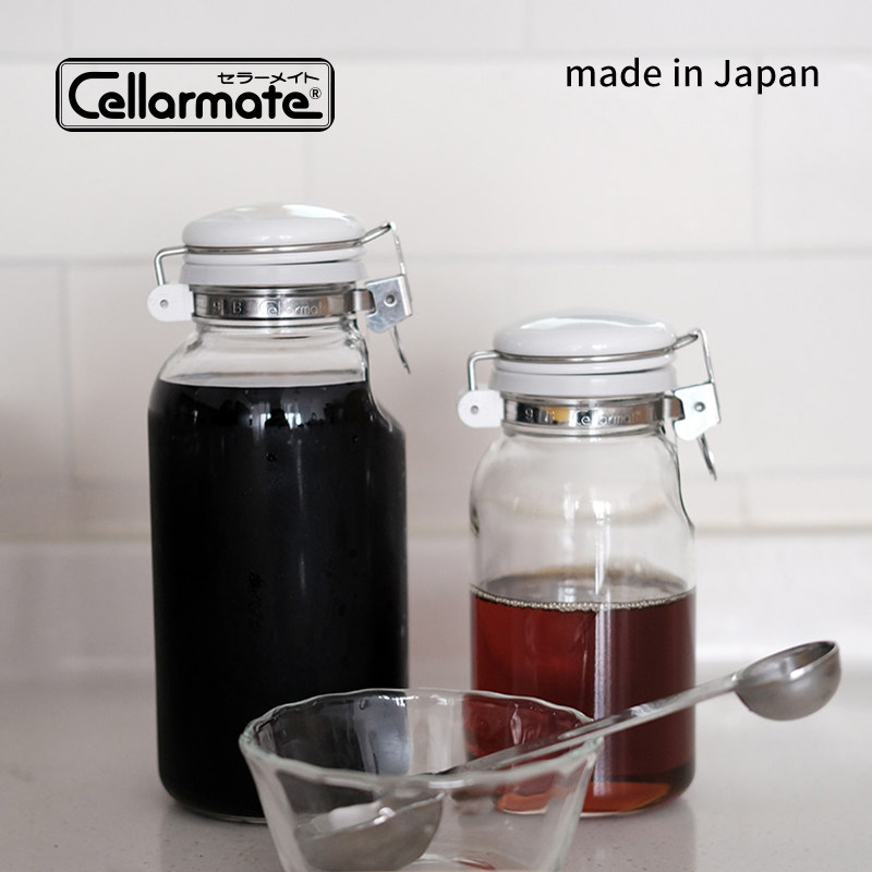 日本进口星硝玻璃调味罐家用厨房酱油醋调料瓶防漏油壶酱料调味瓶
